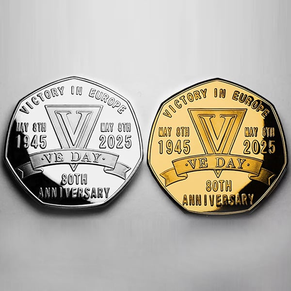 Limited Edition Release - VICTORY In EUROPE 80th Anniversary Commemorative Coin
