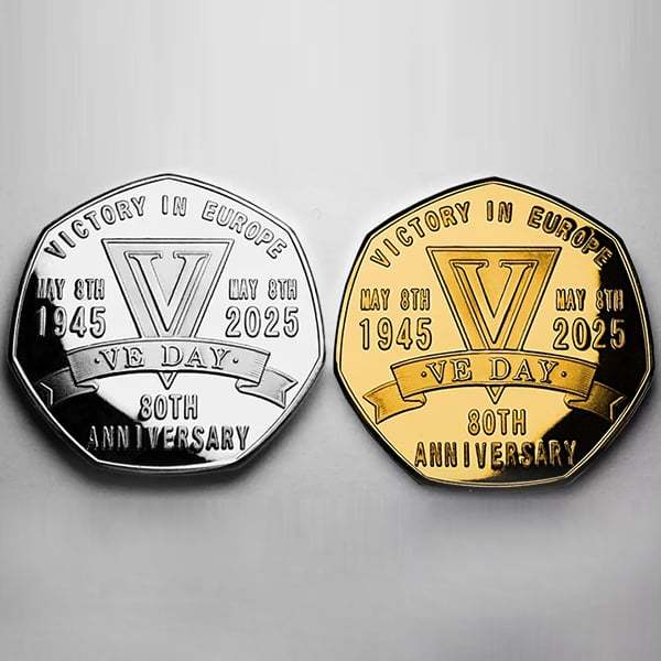 Limited Edition Release - VICTORY In EUROPE 80th Anniversary Commemorative Coin