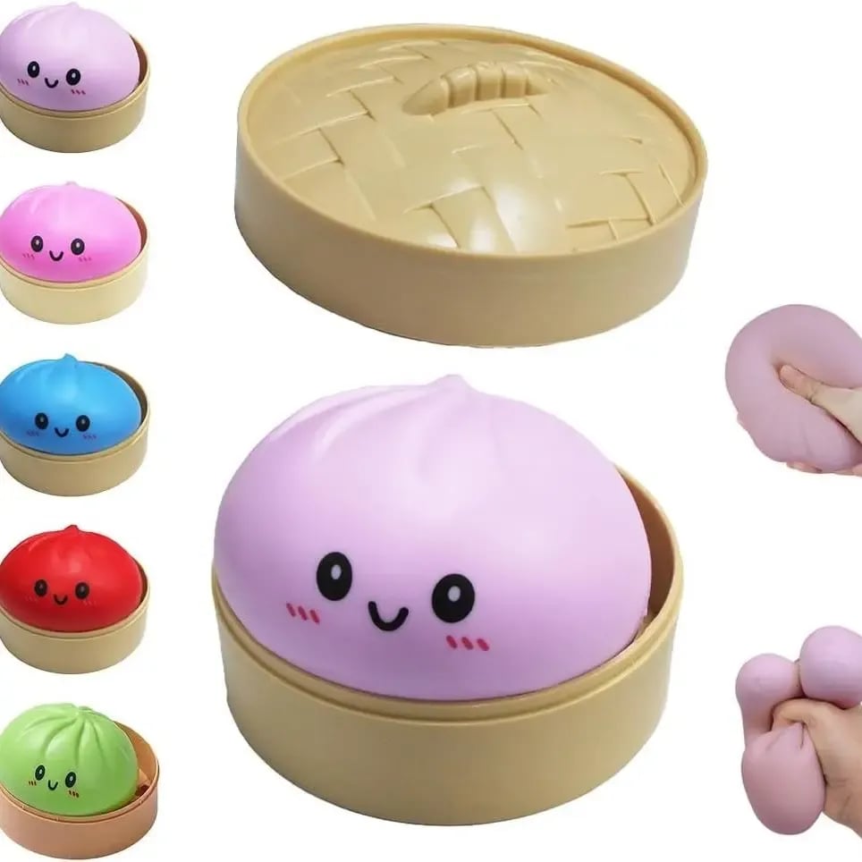 💕Hot sale 50% OFF💖🥟✨ Glitter Dumpling Squishy – Cute, Satisfying Stress Relief Toy