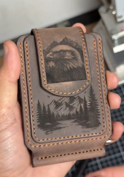 🔥Last Day 49% OFF - 🦅✨Laser-Etched Eagle Tactical Slim Wallet