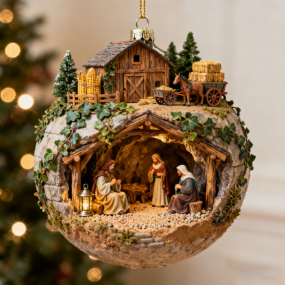Bethlehem Within – Nativity Globe Ornament