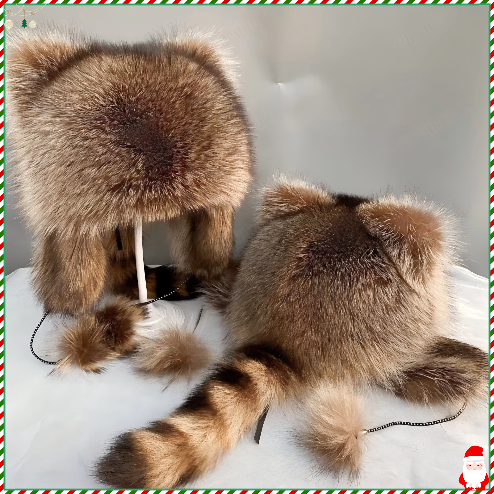LAST DAY 49% OFF - Handmade Imitation Raccoon Fur Hat - BUY 2 FREE SHIPPING