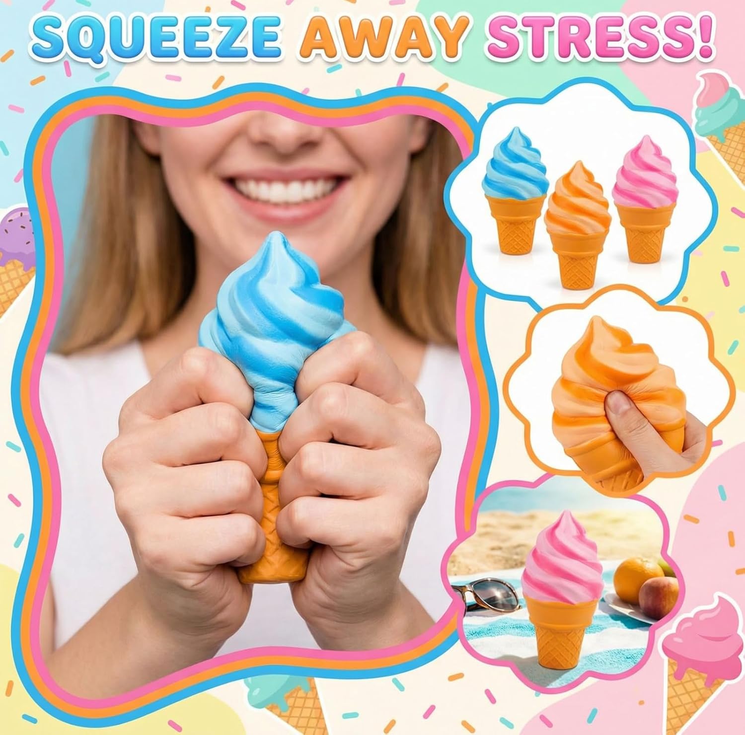 🔥Last Day 49% OFF - 🍦Ice Cream Squeeze Squishy