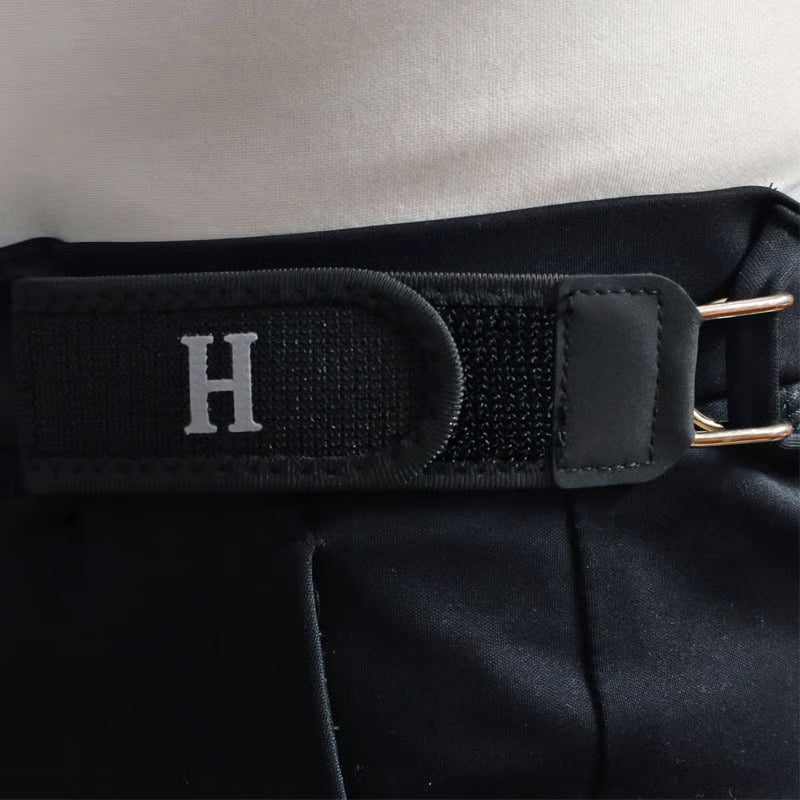 Tactical Metal Hook Elastic Belt (Unisex) - Patented No - Buckle Invisible Design | Soft Adjustable Side