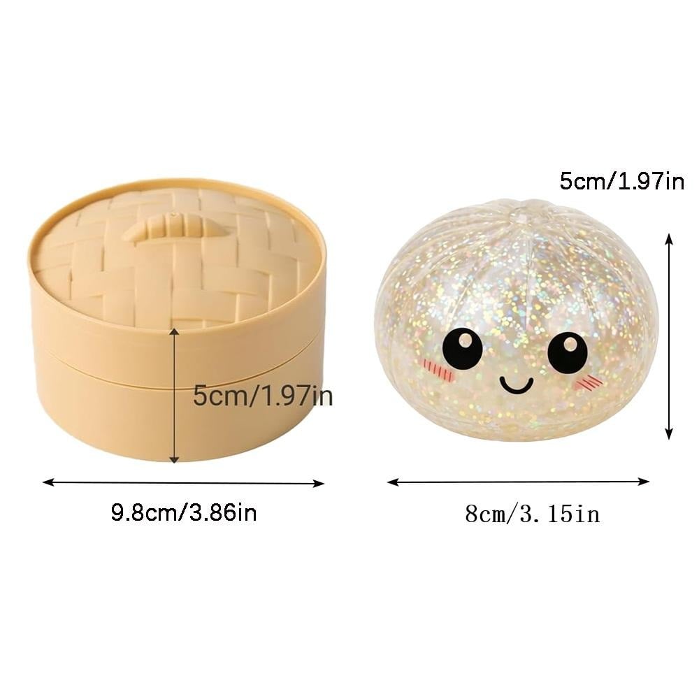 💕Hot sale 50% OFF💖🥟✨ Glitter Dumpling Squishy – Cute, Satisfying Stress Relief Toy