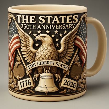 U.S. 250th Anniversary 3D Mug