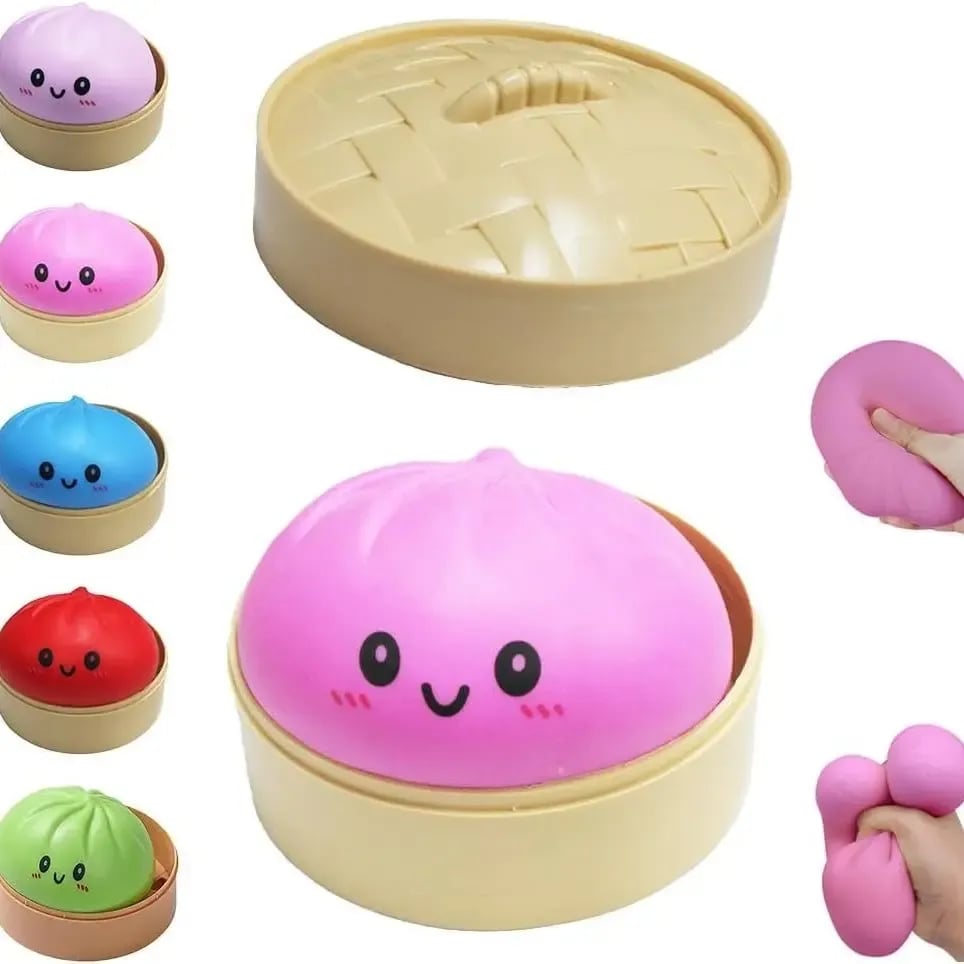 💕Hot sale 50% OFF💖🥟✨ Glitter Dumpling Squishy – Cute, Satisfying Stress Relief Toy