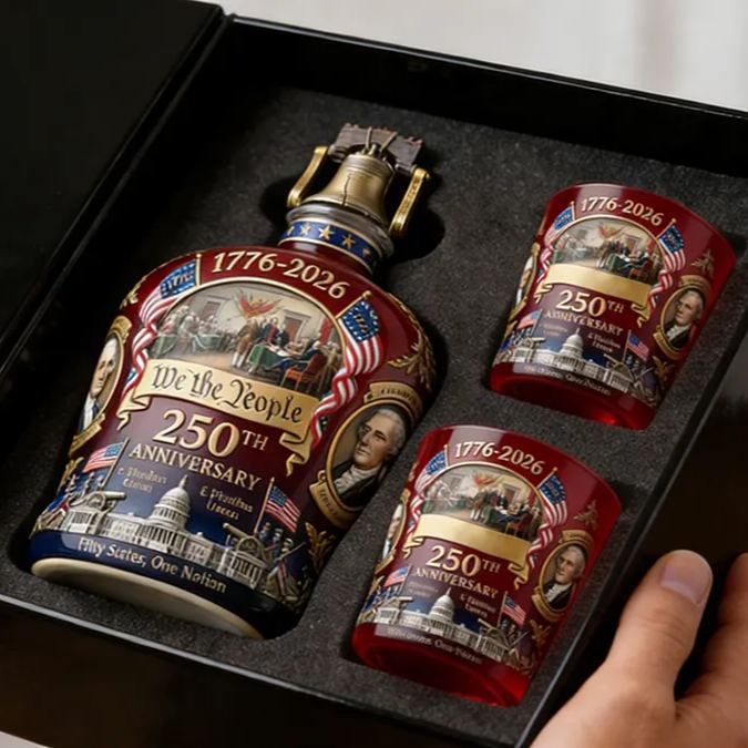 U.S. 250th Anniversary Commemorative Whiskey Decanter（1776-2026）