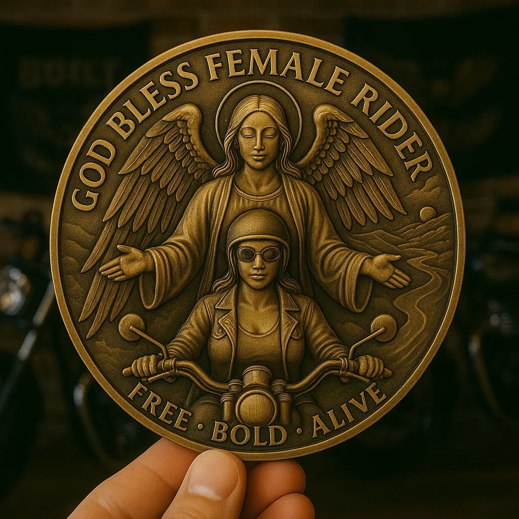 Motorcycle Blessing Coin