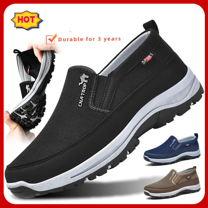 Men's Arch Support & Breathable and Light & Non-Slip Shoes - Proven Plantar Fasciitis, Foot and Heel Pain Relief-walkjoyful