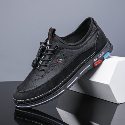 (💥NOW ON: 70% OFF Independence Day Sale!🔥)Men's Cowhide Oxford Business Casual Shoes Office Loafers Dress Comfort Driving Shoes