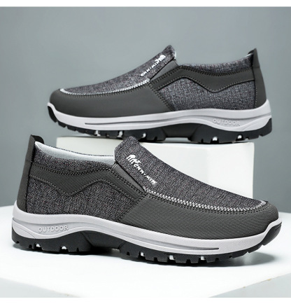 (Limited Time Sale 70% OFF) Men's Slip-On Walking Shoes with Lightweight Cushioned Sole