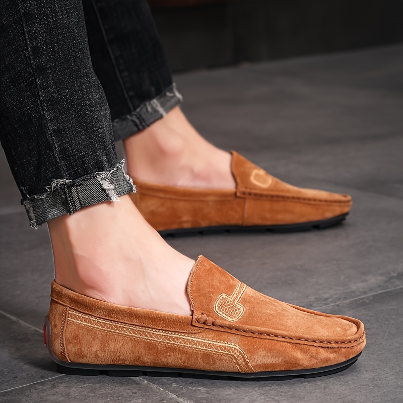 MEN��S COMFORTABLE SLIP-ON CASUAL SHOES-walkjoyful