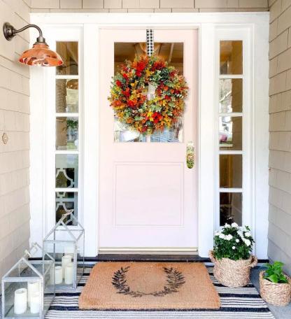 🍁Fall Eucalyptus Farmhouse Wreath