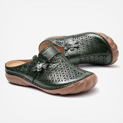 Vanccy Comfortable Retro Backless Casual Sandals