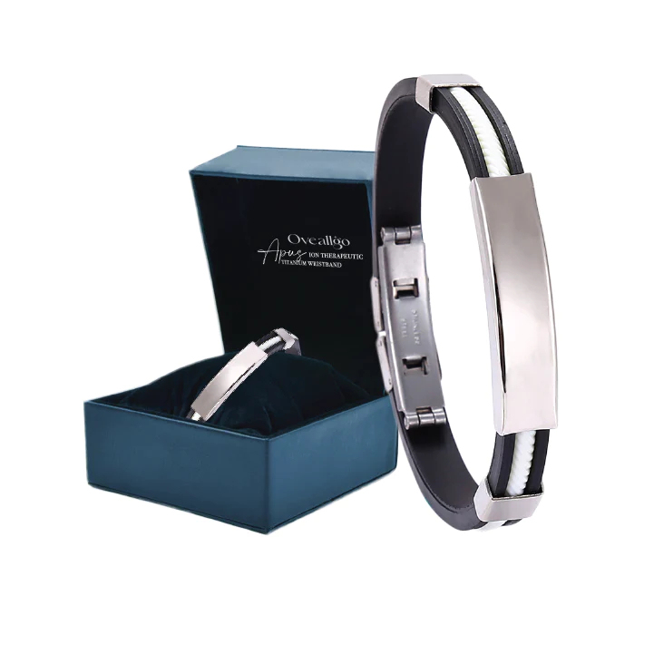 GilisearchTM Apus Ion Therapeutic Lympunclog Titanium Wristband Pro