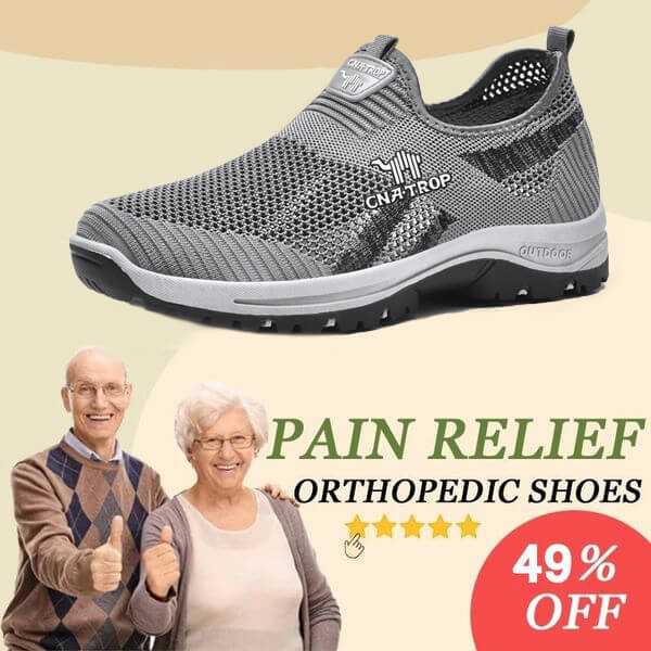 New Men's Orthopedic breathable elderly walking shoes