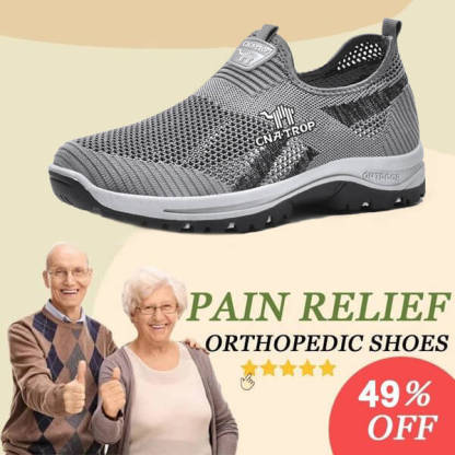 New Men's Orthopedic breathable elderly walking shoes