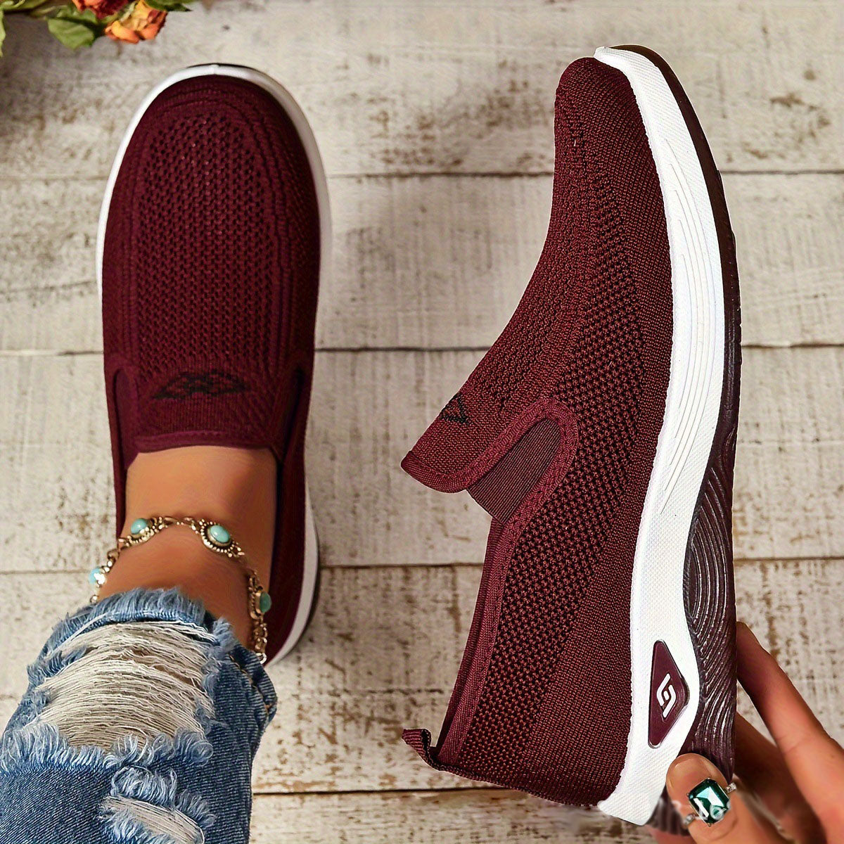 🔥Last Day Promotion 70% OFF🔥- Women's Comfortable Breathable Knitted Sneakers