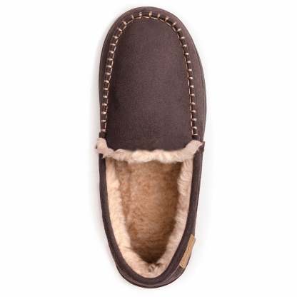 Men's Winter Warm Fleece Lined Moccasins-walkjoyful