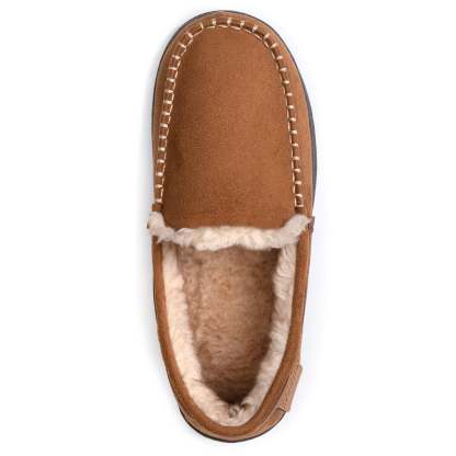 Men's Winter Warm Fleece Lined Moccasins-walkjoyful