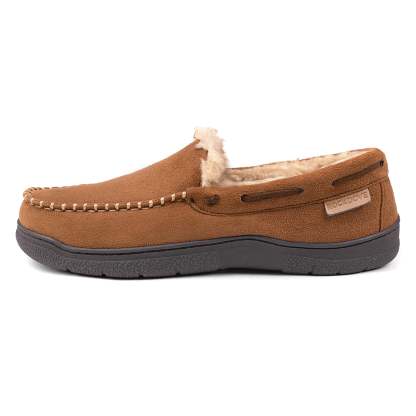 Men's Winter Warm Fleece Lined Moccasins-walkjoyful