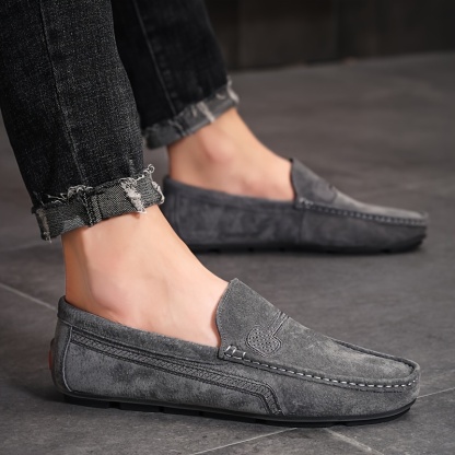 MEN��S COMFORTABLE SLIP-ON CASUAL SHOES-walkjoyful