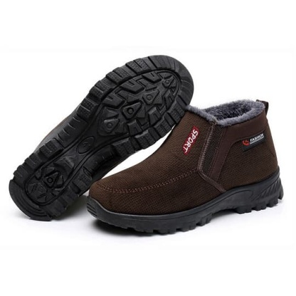 (⏰CLEARANCE SALE 70% OFF) Men's 2024 Winter New Waterproof And Non-Slip Slip-On Warm Cotton Shoes Correction Ankle Support Wide Toe Arch Support Sports Shoes-walkjoyful