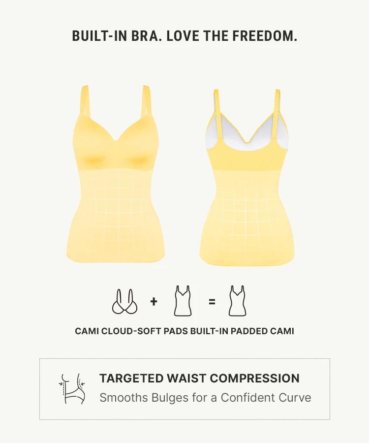 FeelinGirl Women's Built-in-Bra Sleeveless Bodysuit Colorful Shaping Camisole Slimming Tank Tops for Casual Outfits Comfortable Breathable Fabric Mother’s Day #Summervibes FeelinGirl Women's Built-in-Bra Sleeveless Bodysuit Colorful Shaping Camisole Slimming Tank Tops for Casual Outfits Comfortable Breathable Fabric Mother’s Day #Summervibes