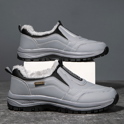MEN'S COMFORTABLE VELVET WARM THICK-SOLED CASUAL SNEAKERS-walkjoyful
