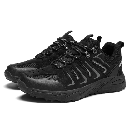 🚶👟 50% OFF !!!⏱️Clearance!!🌟Men's Slip-On Hiking Shoes, Lightweight Outdoor Trekking & Camping Shoes