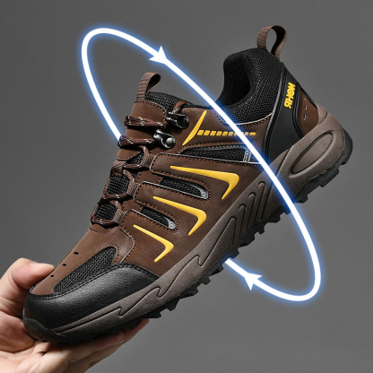 🚶👟 50% OFF !!!⏱️Clearance!!🌟Men's Slip-On Hiking Shoes, Lightweight Outdoor Trekking & Camping Shoes