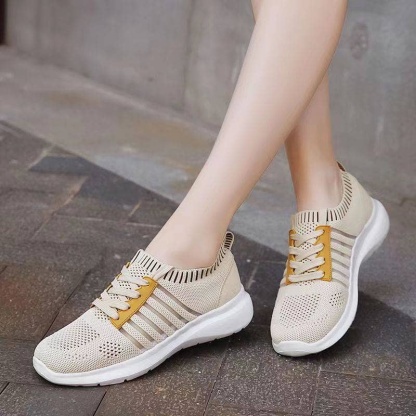 Women Breathable Arch Support Elastic Orthopedic Shoes-walkjoyful