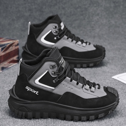 (⏰Limited Time Sale 70% OFF) Men's Outdoor Hiking Boots - Waterproof, Non-Slip, Puncture-Proof And Smash-Proof; Correct Arch Support And Wide Toe - Suitable For Daily Wear And Outdoor Adventures