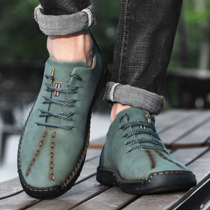 🔥Hot Sale 🎉 Casual Comfy Driving Hiking Slip On Leather Loafer