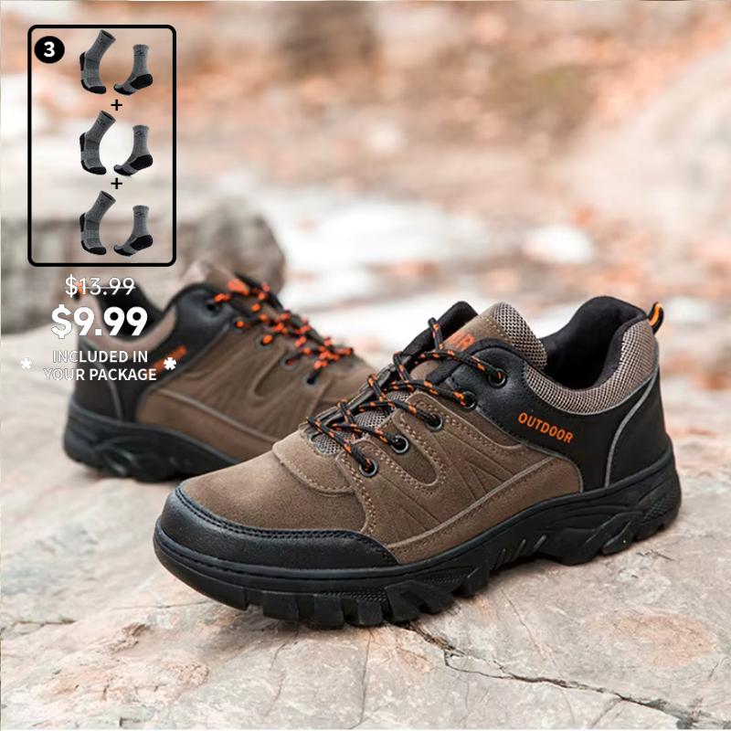 (⏰Limited Time Sale 70% OFF) Men's Outdoor Orthopedic Wide Toe Arch Support Hiking Shoes