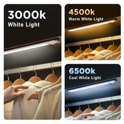 💡Under Cabinet Lights-76LED Motion Sensor Night Light Indoor