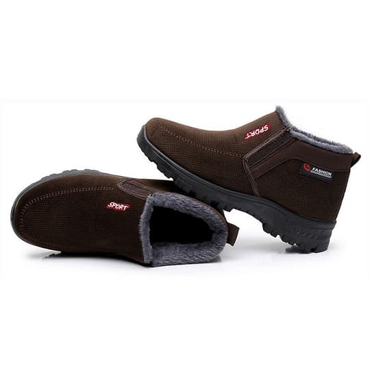(⏰CLEARANCE SALE 70% OFF) Men's 2024 Winter New Waterproof And Non-Slip Slip-On Warm Cotton Shoes Correction Ankle Support Wide Toe Arch Support Sports Shoes-walkjoyful