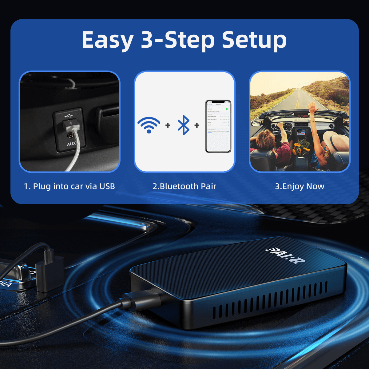 【🔥 2025 New Release 】🎉Pairr Max Pro-YouTube Netflix IPTV Wireless CarPlay/ Android Auto Car Box