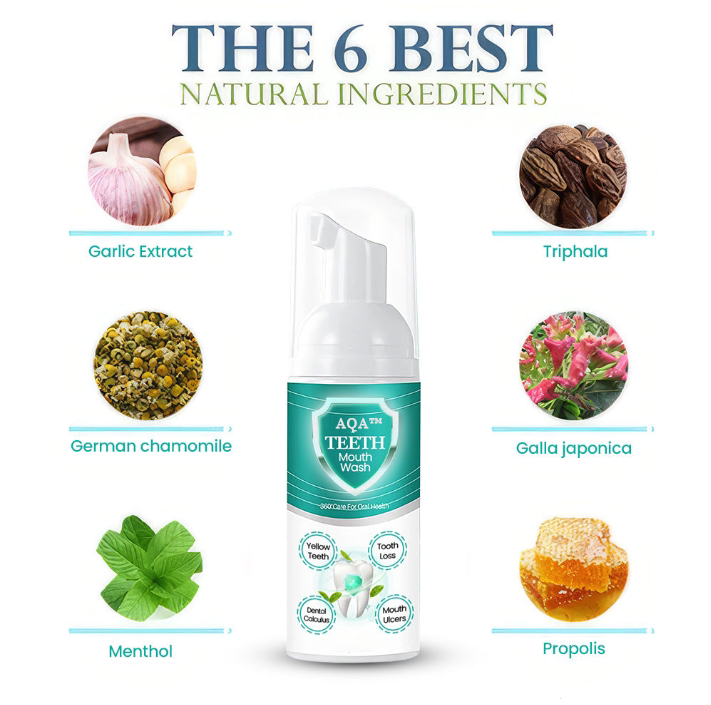 NEW TEETH Mouthwash - Solve all Oral Problems