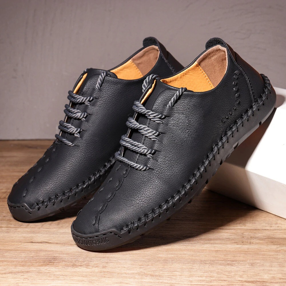 🔥Hot Sale 🎉 Casual Comfy Driving Hiking Slip On Leather Loafer