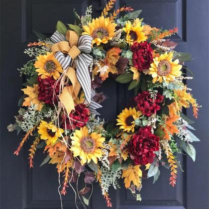 🌻Sunflower Wreath-Country French Wreath
