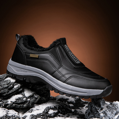 MEN'S COMFORTABLE VELVET WARM THICK-SOLED CASUAL SNEAKERS-walkjoyful