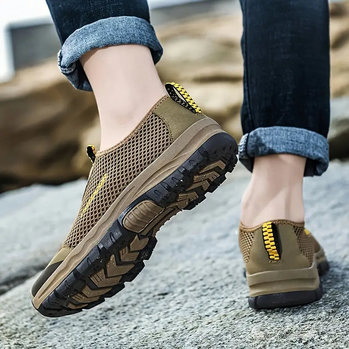 🔥On This Week Sale Off 70%🔥Men Breathable Air Lightweight Hiking Walking Shoes, Spring And Summer-walkjoyful