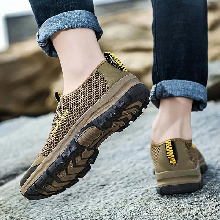 🔥On This Week Sale Off 70%🔥Men Breathable Air Lightweight Hiking Walking Shoes, Spring And Summer-walkjoyful