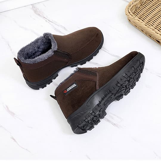 (⏰CLEARANCE SALE 70% OFF) Men's 2024 Winter New Waterproof And Non-Slip Slip-On Warm Cotton Shoes Correction Ankle Support Wide Toe Arch Support Sports Shoes-walkjoyful