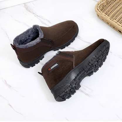(⏰CLEARANCE SALE 70% OFF) Men's 2024 Winter New Waterproof And Non-Slip Slip-On Warm Cotton Shoes Correction Ankle Support Wide Toe Arch Support Sports Shoes-walkjoyful