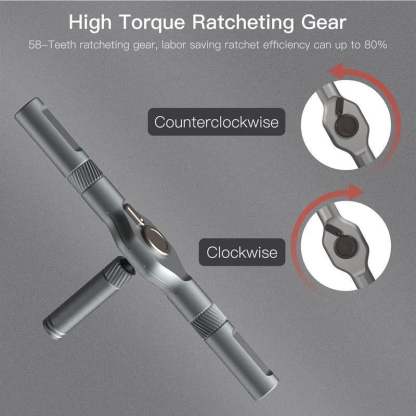 🔥🔥24 in 1 DlY Screwdriver Set Magnetic Compact and Portable Ratchet Screwdriver