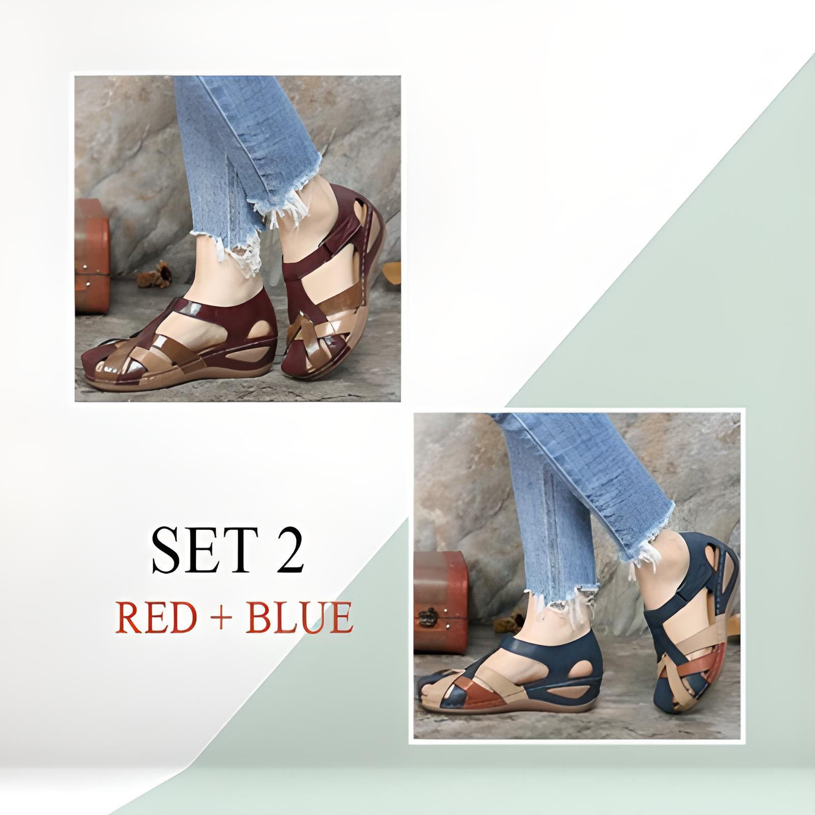 [#1 Trending 2022]PREMIUM Retro Arch Support Comfy Round Toe Sandals-burnzay
