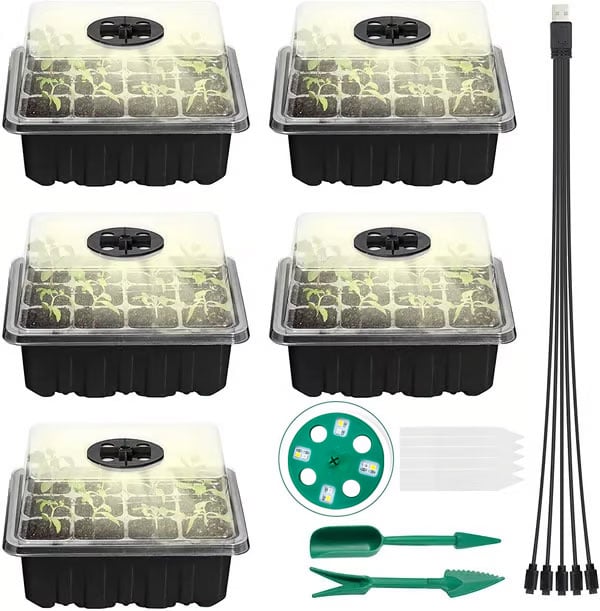 Adjustable Humidity Seed Starter Trays